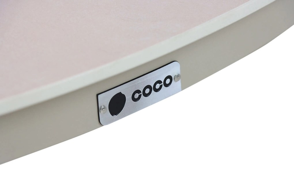Tuinset Ronde Tuintafel 4 personen 120 cm Aluminium/rope Taupe Coco Sevilla/Vienna