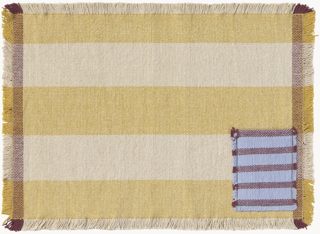 Handgeweven placemats Color On, 2-delig