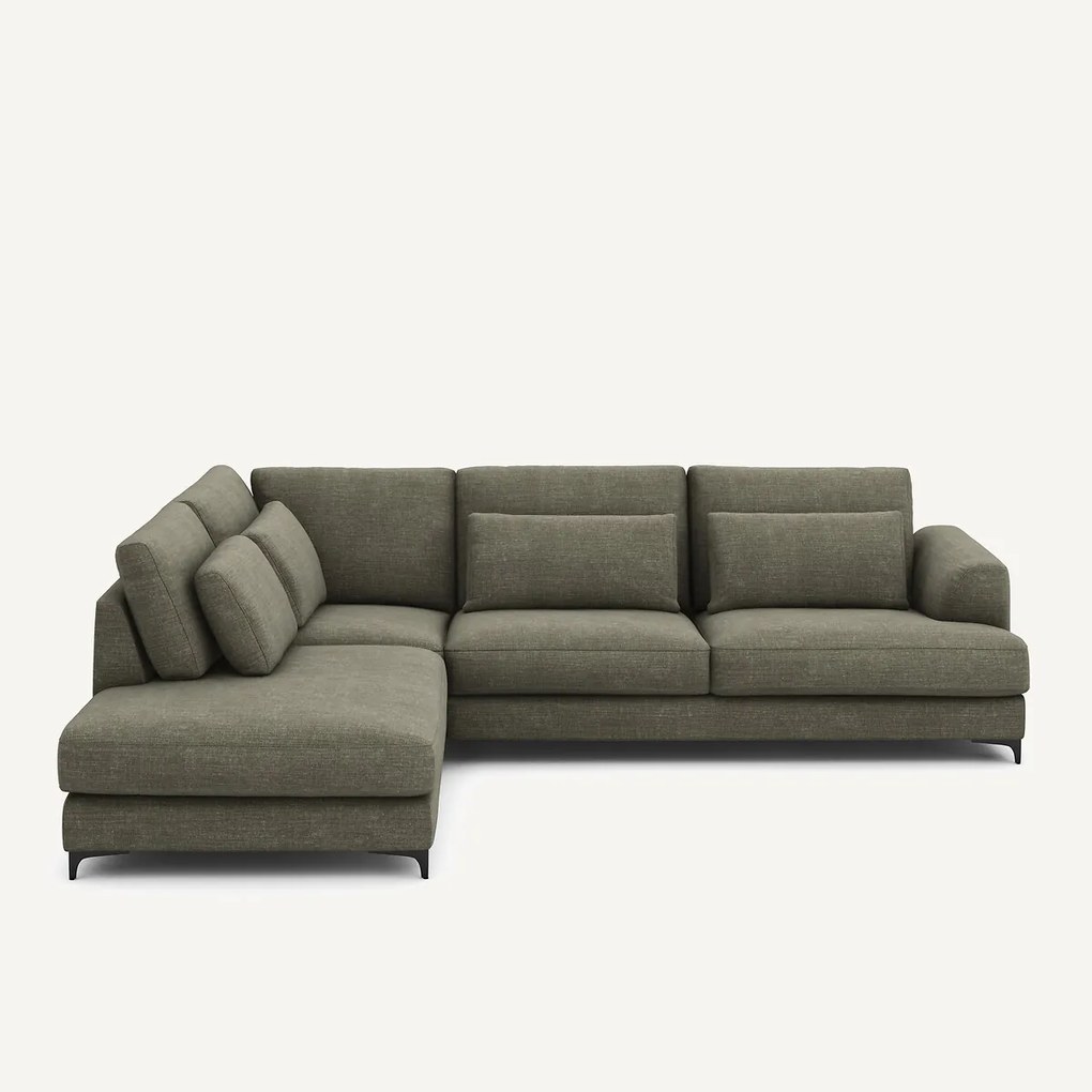 Omvormbare hoekbank links, katoen en linnen, Marsile