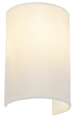 Smart wandlamp wit incl. Wifi A60 - Simple Drum Jute