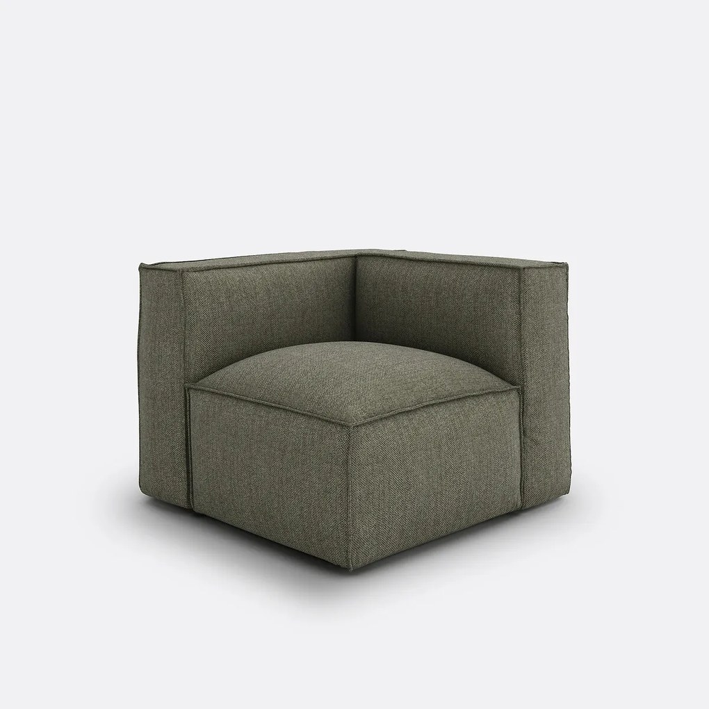 Omvormbare hoekbank, getextureerde stof, Seven