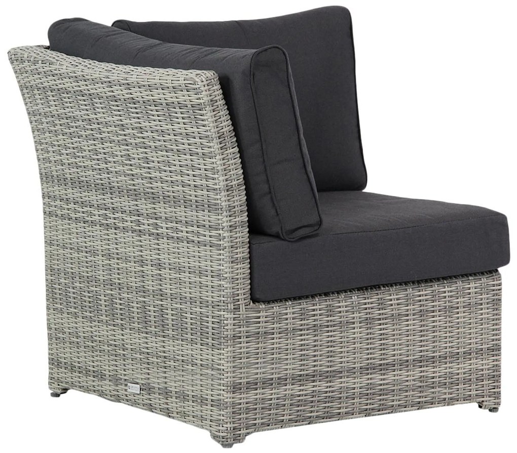 Loungeset tuin 4 personen Wicker Grijs Garden Collections Giardino