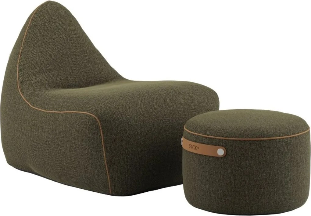 Sackit Stoel & Pouf Indoor - Cosmo Olive