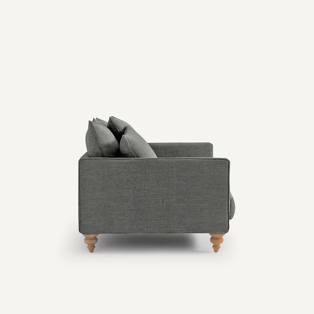 2-zits bank in katoen en linnen, Lazare