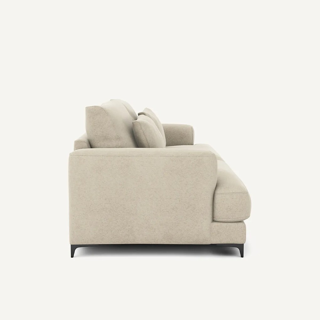 4-zits slaapbank in linnen fluweel, MARSILE