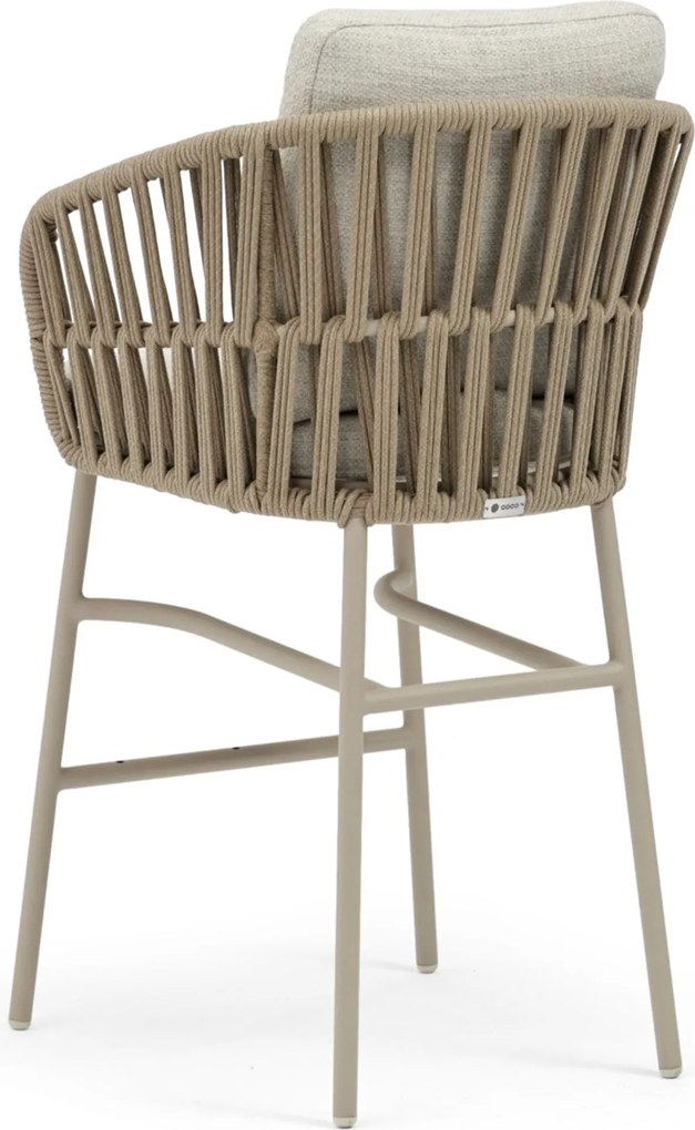 Barstoel Rope Taupe-naturel-bruin Coco Elara