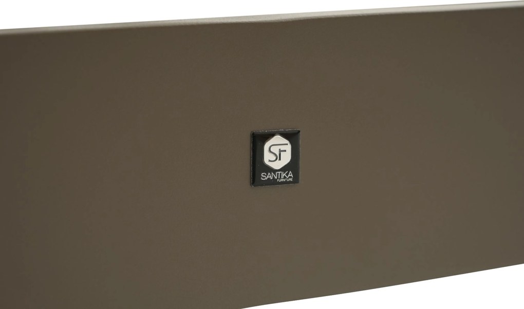 Santika Cayora Ligbed Aluminium Zand/Beige