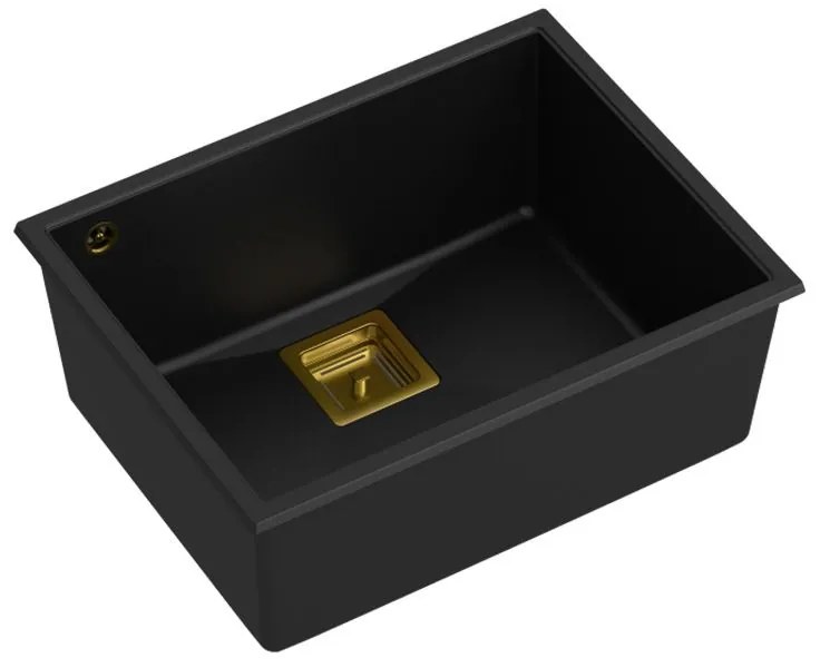 granieten spoelbak DAVID 50 Black
