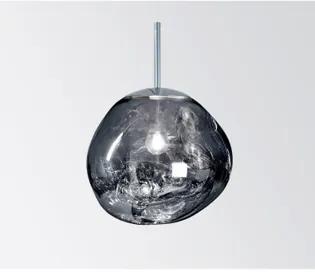 NJOY hanglamp glas 36cm chroom