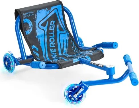 VEVOR Drifter Trike driewieler 90 kg, driewieler/scooter 106 x 52 x 43 cm, kindervoertuig/driewieler voor kinderen vanaf 10 jaar, geschikt voor alle harde ondergronden binnen en buiten, blauw