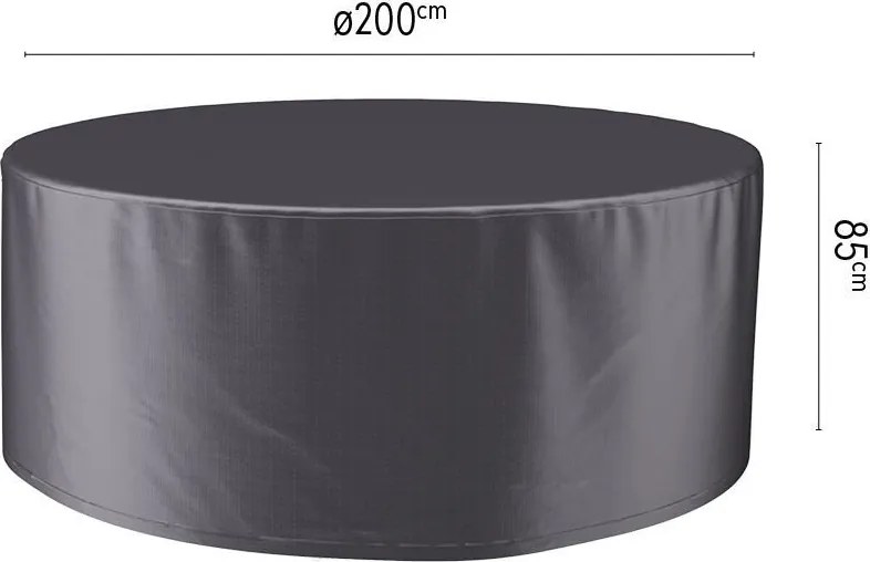 Platinum Aerocover tuinsethoes - Ademende hoes voor tuinset met ronde tafels tot diameter 150cm (inclusief stoelen)