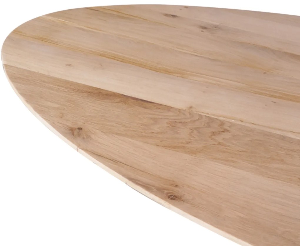 Starfurn Ferris Ovale Eettafel Naturel Eiken 240 Cm - 240 X 110cm.
