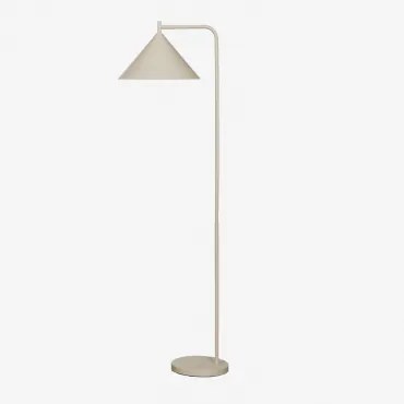 Vloerlamp In Metaal Cambrea Tapioca Beige - Sklum