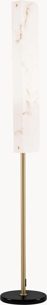 LED-vloerlamp Aider met albast effect