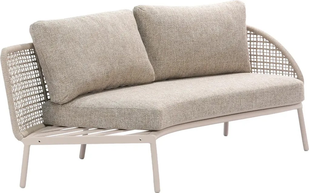 Taste by 4 Seasons Wave low dining loungeset Linen Voetenbank   beige weerbestendig