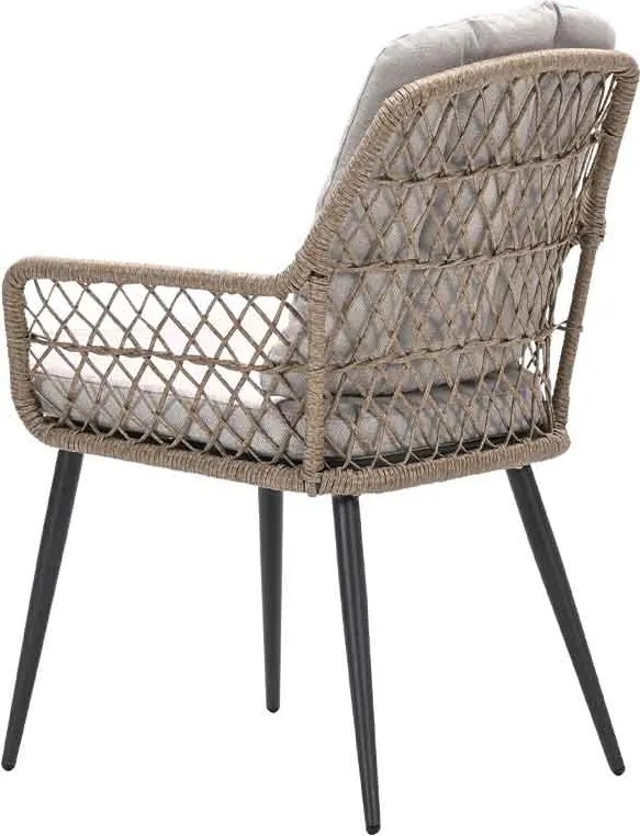 Garden Impressions Kalibo lounge dining stoel - donker grijs