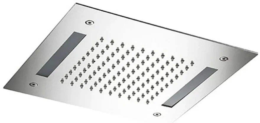 Hotbath Mate M174 inbouw hoofddouche met LED vierkant 30cm chroom