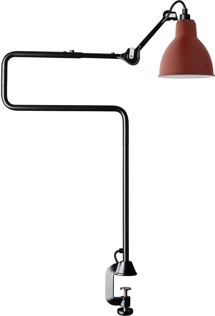 DCW éditions Lampe Gras N211 bureaulamp met tafelklem Rood