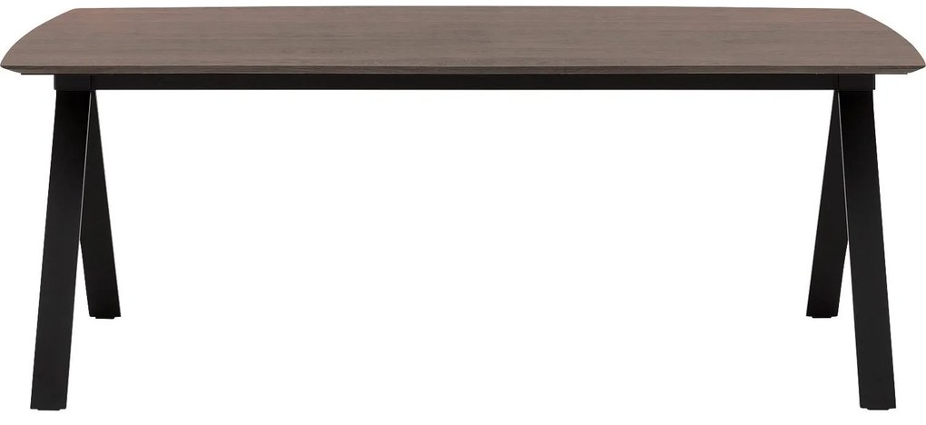 Goossens Excellent Eettafel Uniek, Semi rechthoekig 200 x 100 cm