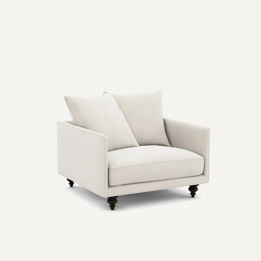 Fluwelen chenille fauteuil, Lazare