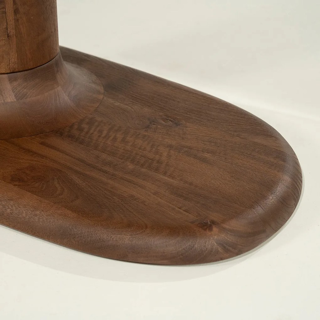 Eleonora Coco Bruine Ovale Eettafel 240cm - 240 X 110cm.