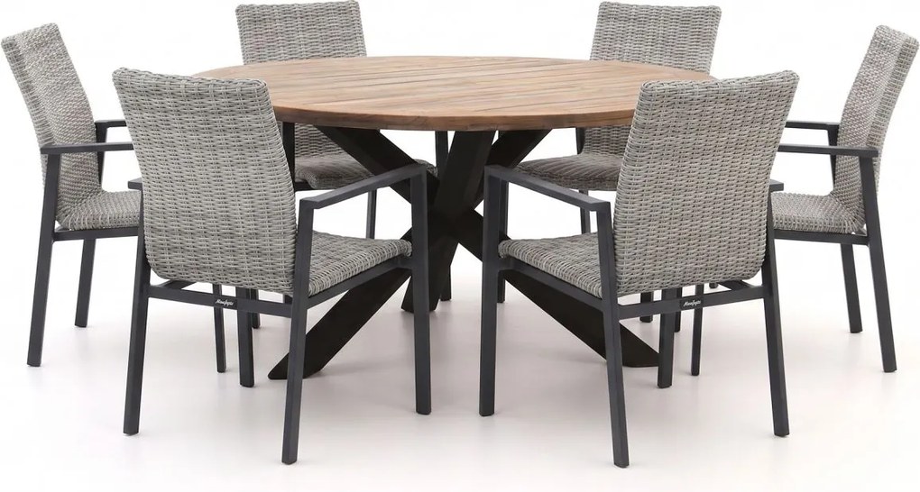 + 10% kassakorting | Diningset Manifesto  | 6 personen teakhout | Tuinset stapelbaar | 7-delig | Kees Smit Tuinmeubelen