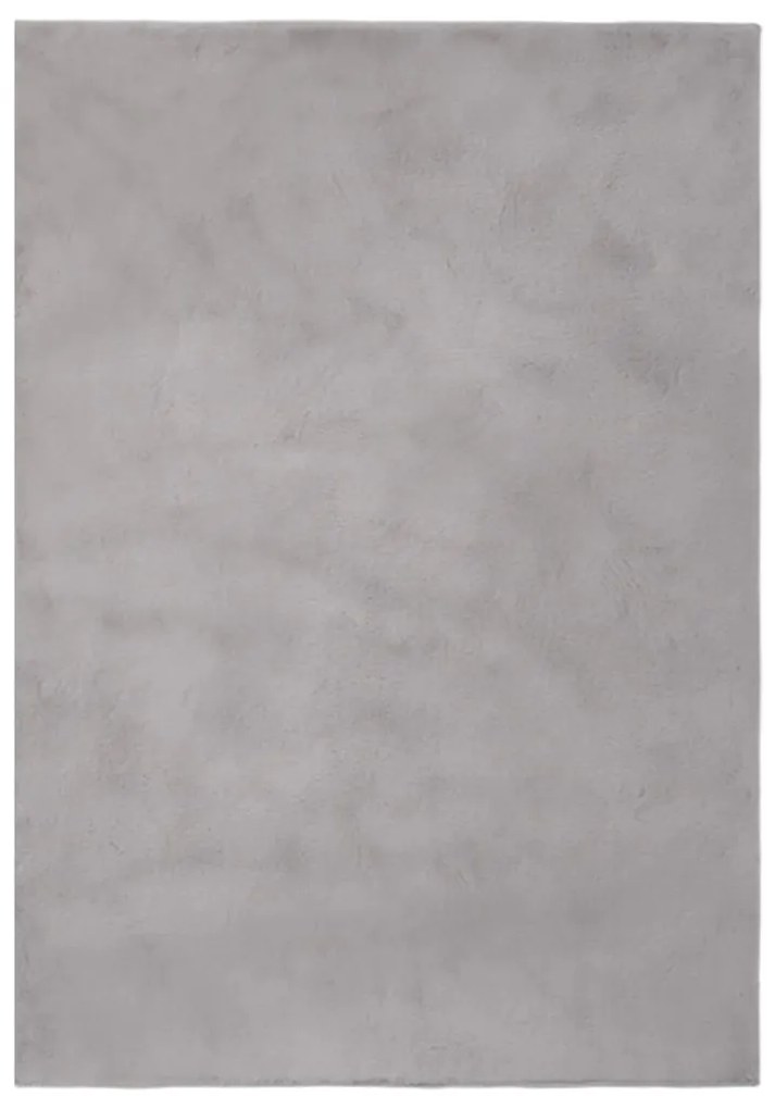 vidaXL Vloerkleed 180x270 cm kunstkonijnenbont grijs
