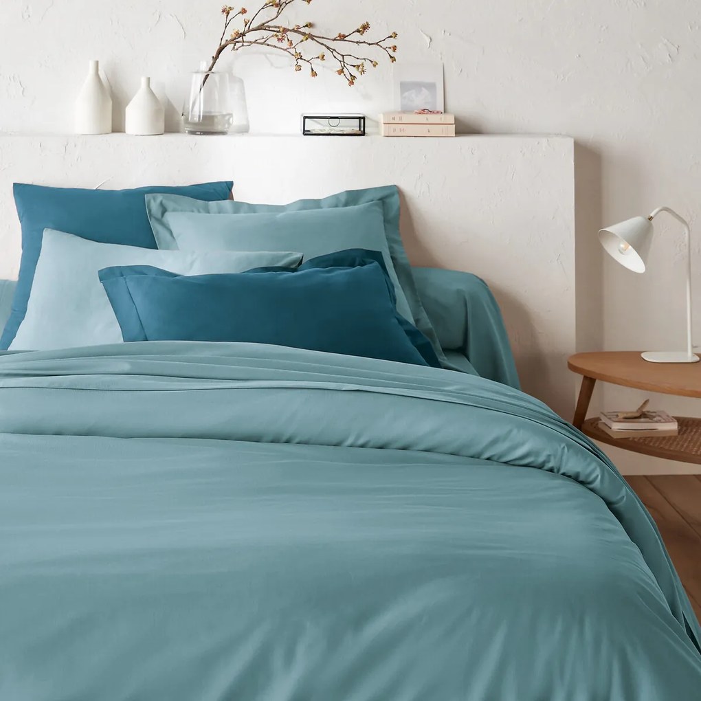 Effen bolstersloop in katoen, Scenario