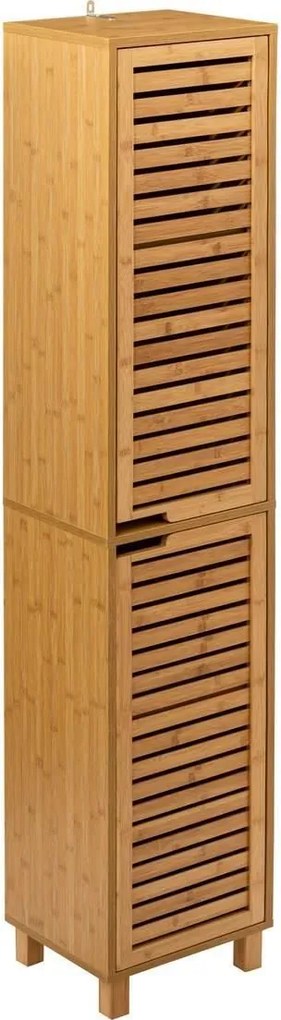 5Five Sicela Kolomkast - Badkamermeubel - 34 x 24 x 170 cm - Bruin