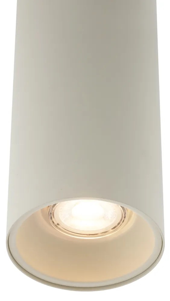 Moderne hanglamp beige GU10 50mm rond - Tubo