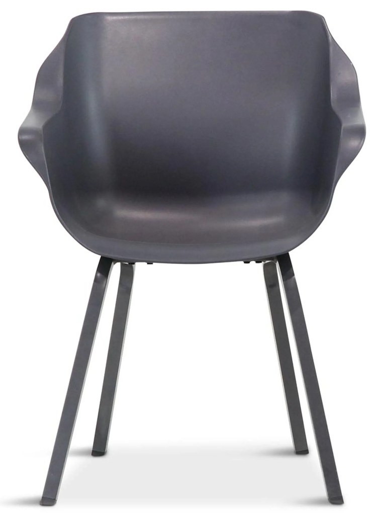 Tuinset Rond 4 personen 120 cm Kunststof Grijs Hartman Sophie