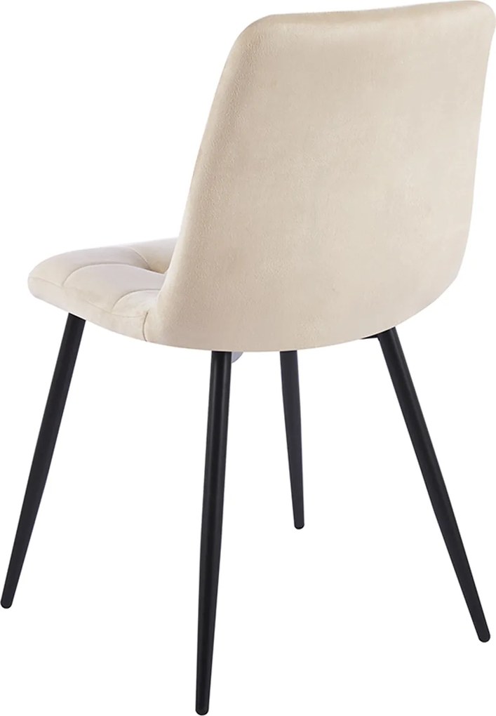 Pack 4 Stuhl Fluwelen Stoelen