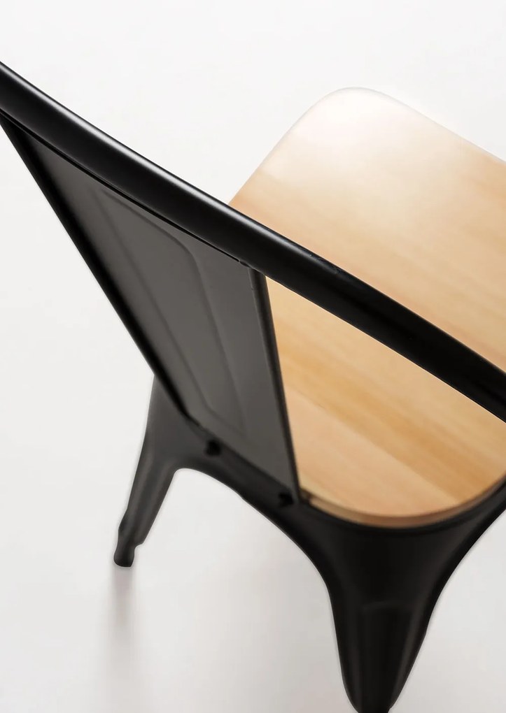 Pakket 4 Stoelen Torix Natuurlijk Hout