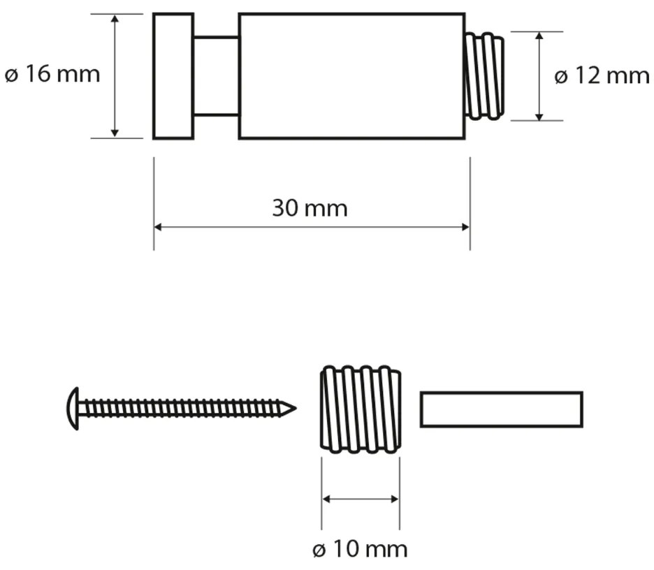 Sapho X-Round haak geborsteld koper