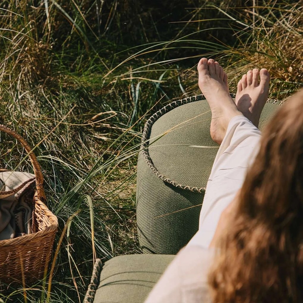 Cobana Lounge Stoel & Pouf Outdoor - Kirra Olive