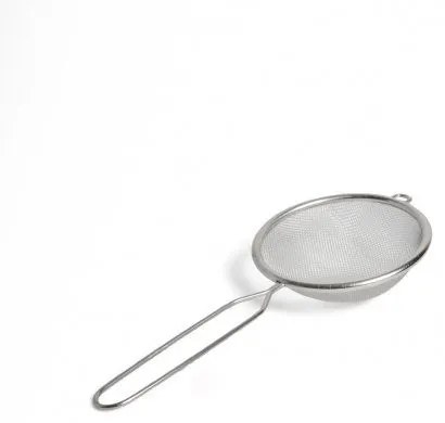 Bolzeef met steel, roestvrij staal,Ø 10 cm
