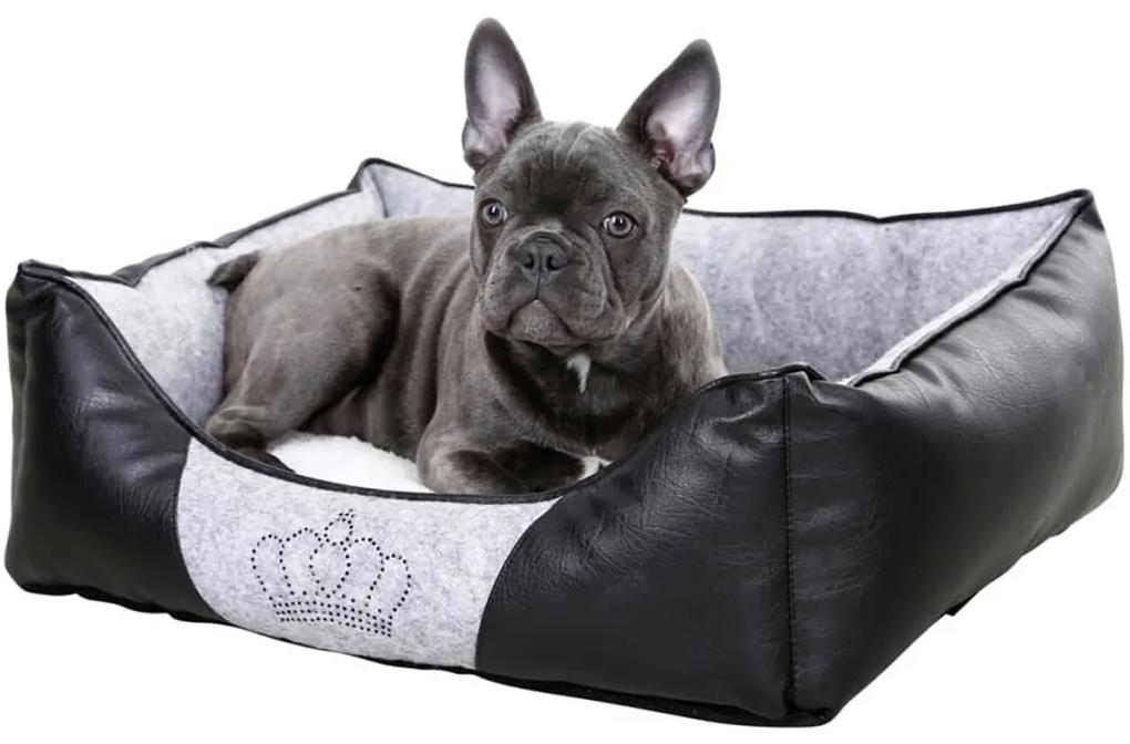Kerbl Hondenmand Chiara 55x45 cm grijs en zwart 80361