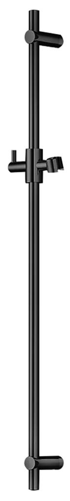 Glijstang Hotbath Cobber 90cm rond ⌀2cm Zwart Chroom