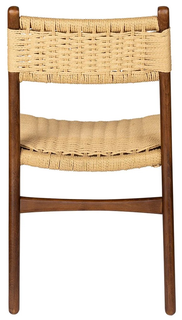 Dutchbone Cecile Houten Frame Stoel Walnut