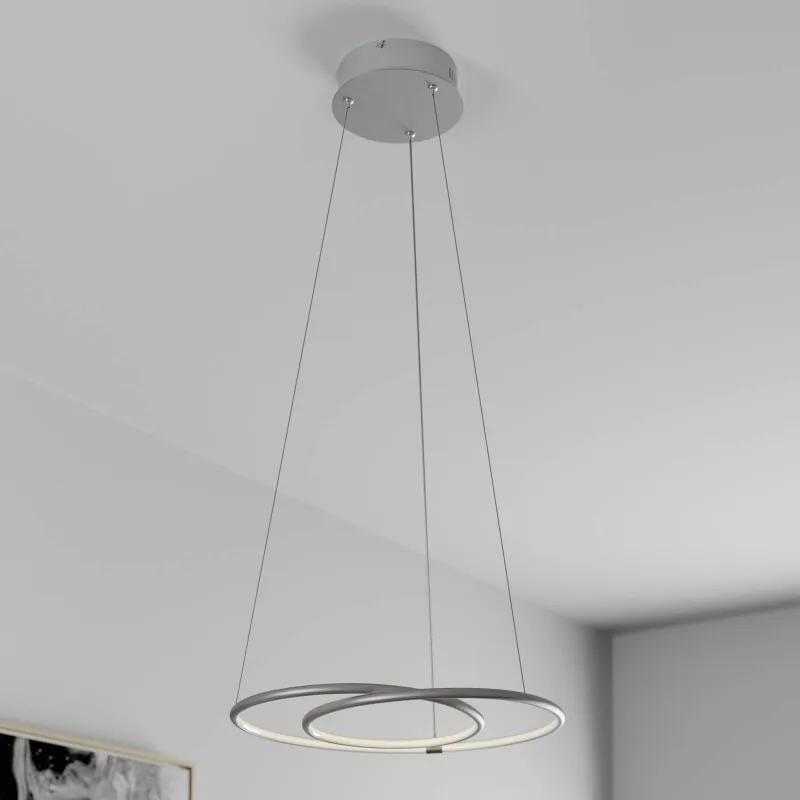 Lucy LED hanglamp, 45 cm, aluminium - lampen-24