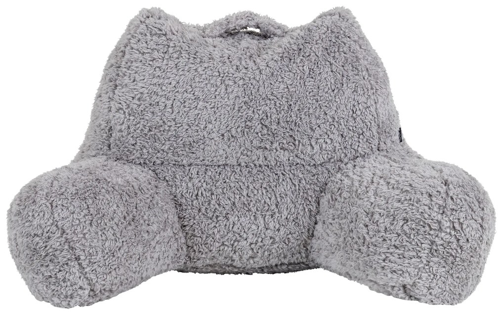 Teddy Fleece Chill Kussen - Grijs