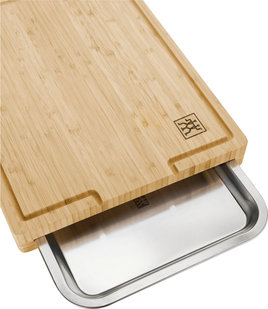 ZWILLING BBQ+ Snijplank Met lade 39 cm x 30 cm, Bamboe - BBQ+ - ZWILLING