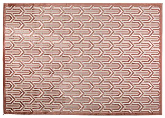 Zuiver Vloerkleed Beverly Roze 200x300cm - Polyester - Zuiver - Industrieel & robuust