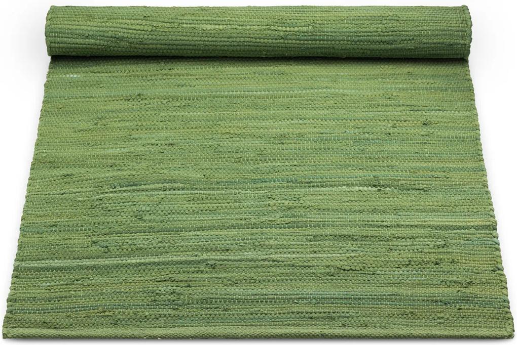 Rug Solid - Cotton Olive Green - 140 x 200 - Vloerkleed