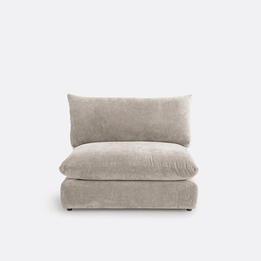 Modulaire bank, getextureerd fluweel, Malo