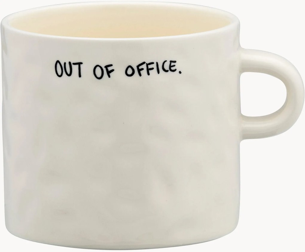 Handbeschilderde mok Out of Office