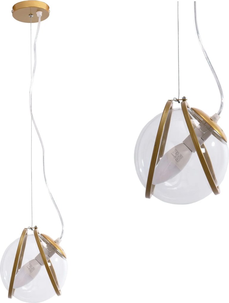 Hanglamp APP1089-1CP GOUD TRANSPARENT