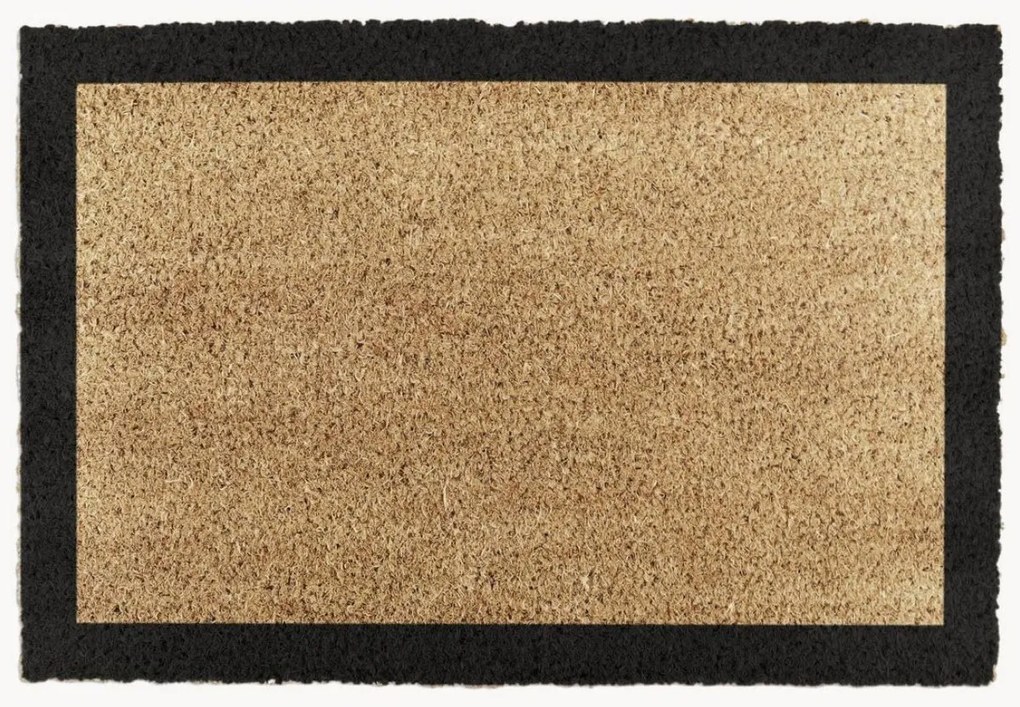 Handgemaakte kokos deurmat Border