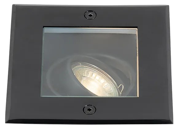 Smart grondspot zwart verstelbaar IP65 incl. Zigbee GU10 - Oneon