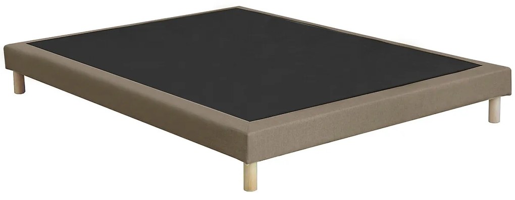 Beklede bedbodem met 12 latten en pootjes